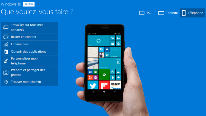 Windows 10 sera disponible « fin 2015 » sur les smartphones Lumia