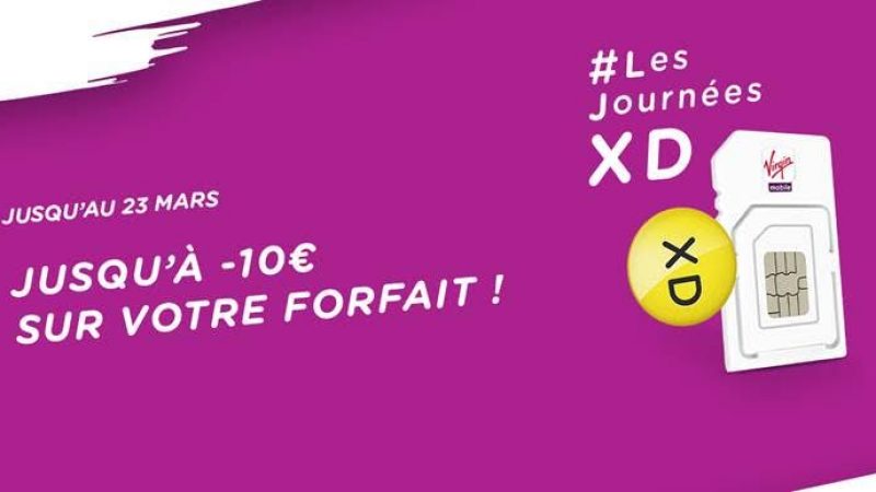 Virgin Mobile n’est pas mort et relance ses journées XD avec jusqu’à 10€ de remise à vie