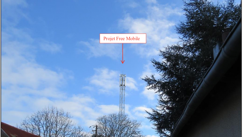 Une future antenne 4G de Free Mobile va émettre 5 fois moins d’ondes que le seuil autorisé mais des riverains n’en veulent pas