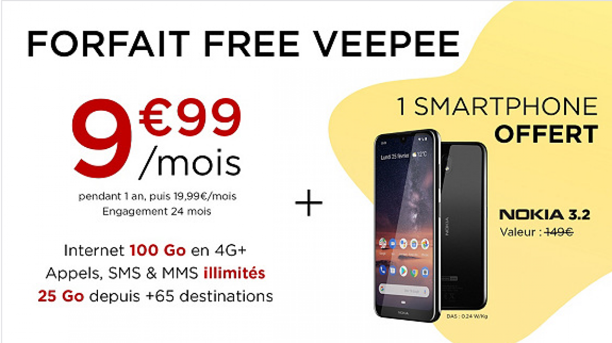 L’offre promo Free Mobile joue les prolongations sur Veepee