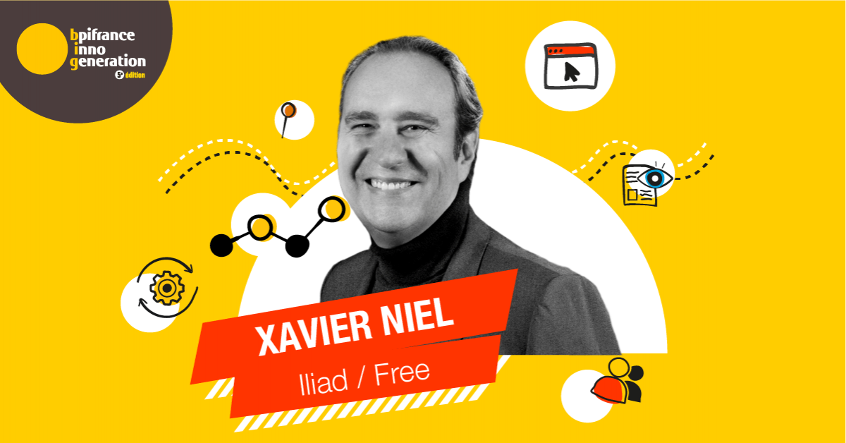Xavier Niel à la rencontre de 40 000 entrepreneurs lors de la 5ème édition du “Bpifrance Inno Génération”
