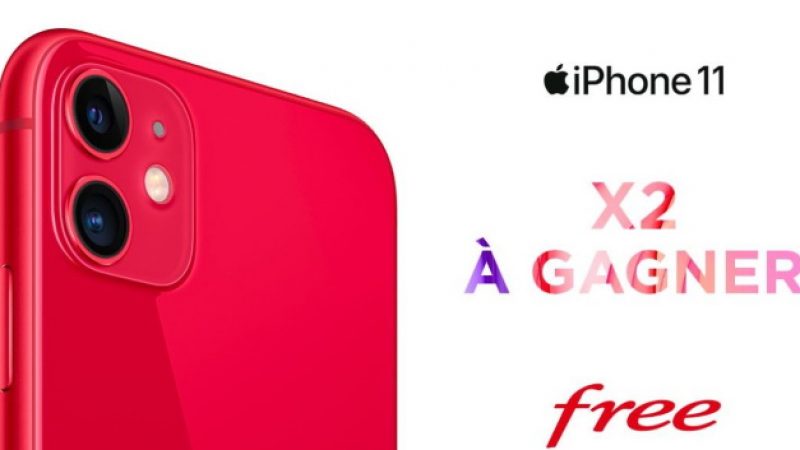 A l’occasion de leur arrivée sur sa boutique en ligne, Free fait gagner des iPhones 11 avec un concours