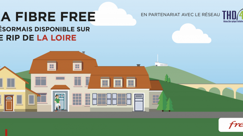 Free lance officiellement ses offres fibre sur un nouveau RIP