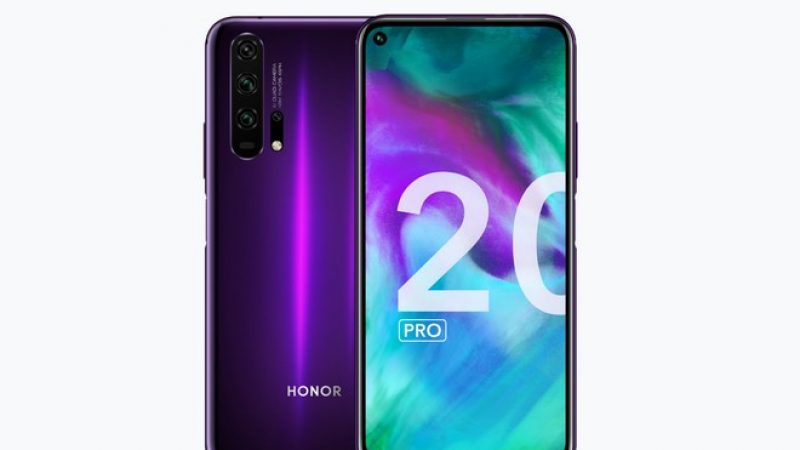 Honor 20 Pro : le smartphone Kirin 980 avec quadruple capteur photo bientôt disponible en France