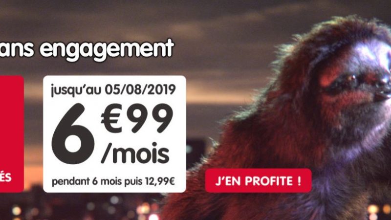 NRJ Mobile propose son forfait 60Go en promotion pour 6.99€ par mois