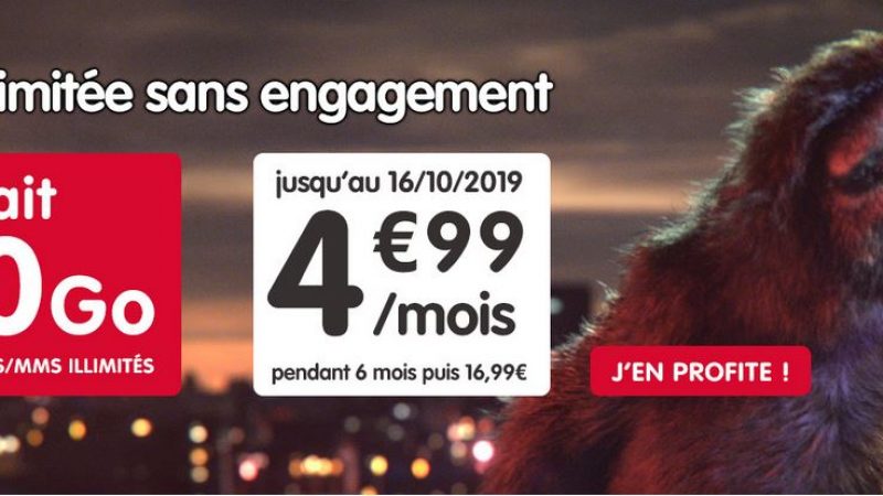 NRJ Mobile lance une nouvelle promo sur son forfait 60 Go sans engagement