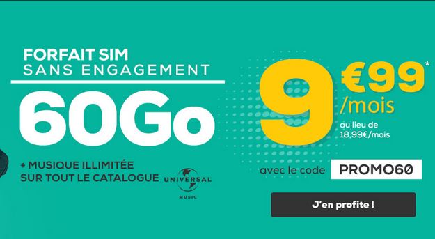 La Poste Mobile Relance Son Offre Limitee 60go Pour 9 99 Mois A Vie