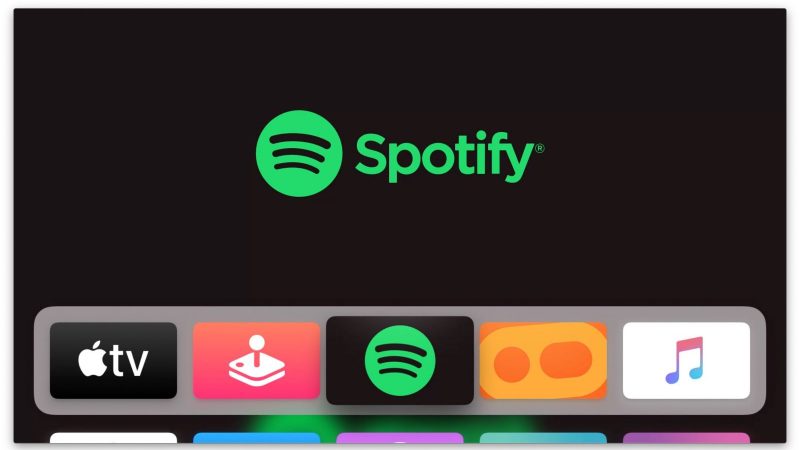 Spotify fait ses premiers pas sur Apple TV en France et peut désormais être contrôlé par Siri