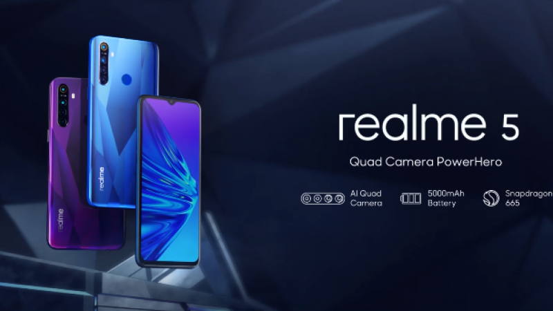 Realme 5 : une grosse batterie et une compatibilité 4G 700Mhz à moins de 160€