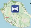 Découvrez la répartition des antennes Free Réunion 3G/4G à Bras de Pontho