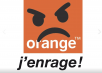 Clin d’oeil : overdose de pannes internet et téléphone, le collectif “Orange j’enrage” monte au créneau