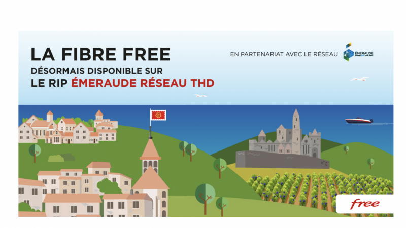 Free officialise l’arrivée de ses offres fibre sur un nouveau RIP