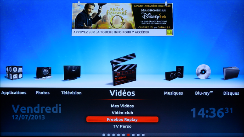 Freebox Révolution : Gérez l’affichage de la bannière d’information de Freebox TV