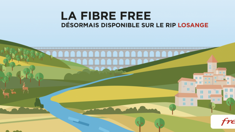 Free officialise le lancement de ses offres fibre dans 7 nouveaux départements