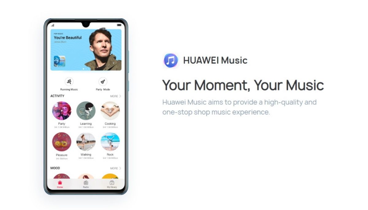 Huawei Music : la marque lance son propre service de streaming musical