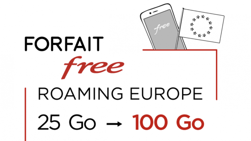 Free augmente le roaming de 75Go en Europe sur son forfait mobile à 19,99€ (15,99€ pour les abonnés Freebox) durant le confinement