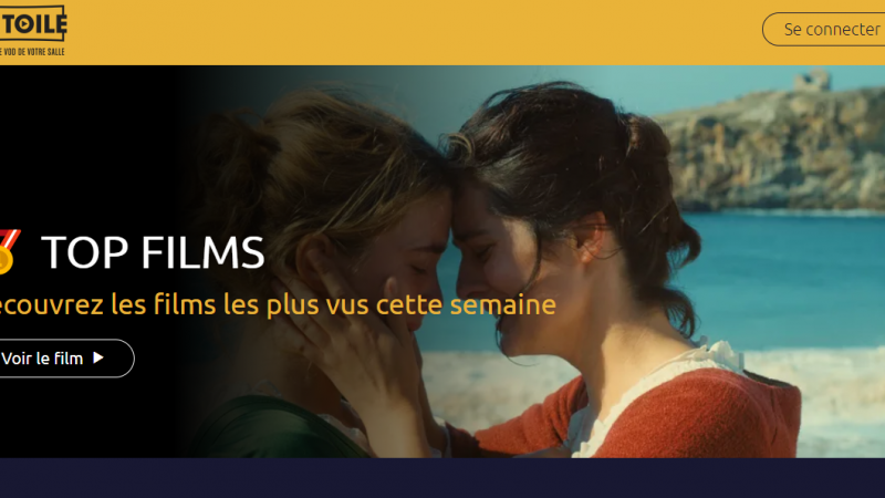 La Toile, la seule plateforme VOD en partenariat avec les cinémas regroupant plus de 400 films sortis récemment en salles