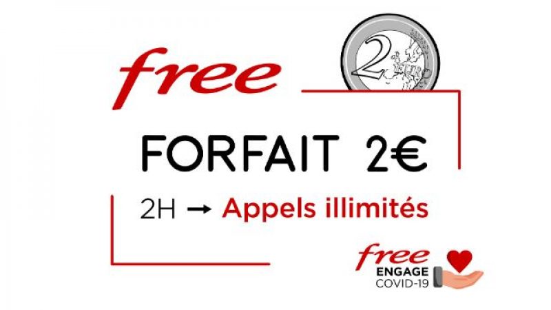 Free Mobile annonce inclure les appels illimités dans son forfait à 2€ jusqu’au 11 juin