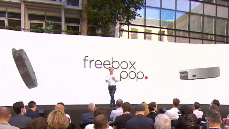 La Freebox POP, super rapide, propose un débit de 5 Gbps partagés