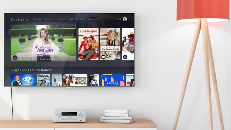 Découvrez les autres rubriques de l’interface TV Freebox Pop : Replay, Mosaïque, Guide TV et App