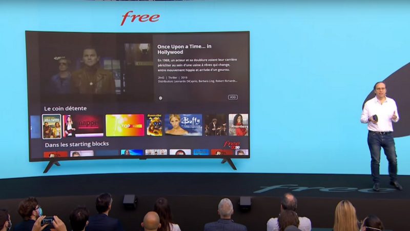 Le player de la Freebox Pop utilise bien Android TV