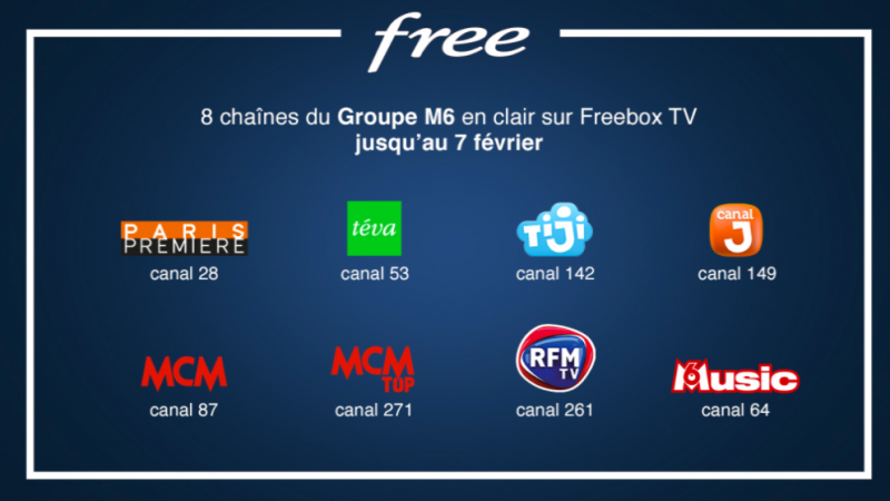 C’est parti pour 9 nouvelles chaines offertes sur Freebox