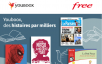 Free envoie un mail à ses abonnés pour annoncer que le service Youboox est offert durant 1 mois
