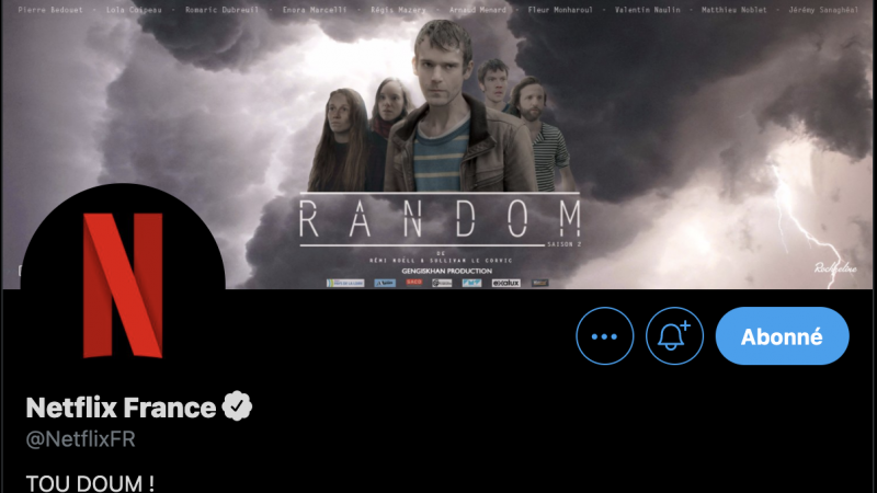 Clin d’oeil : Netflix offre sa bannière Twitter pour faire la promo de vos projets audiovisuels persos, Canal+ tente sa chance