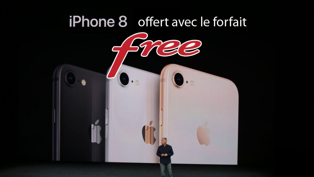 Lancement de la nouvelle vente privée de Free : un iPhone 8 et ses accessoires en cadeau, avec le forfait 150Go