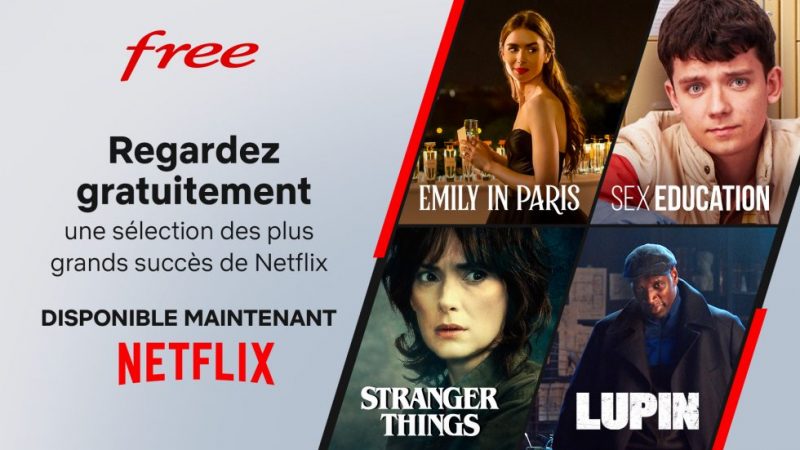 Pour ceux qui n’ont pas Netflix, Free propose ses plus grands succès gratuitement sur Freebox Pop, mini 4K et Révolution