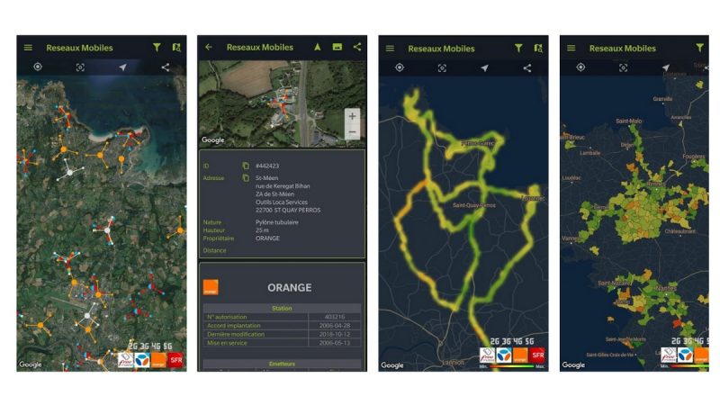 Réseaux Mobiles France : l’application pour en savoir plus sur les antennes de Free et ses rivaux se met à jour