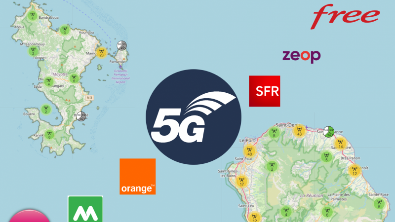 Mayotte : Only (Iliad/Axian) remporte 1 MHz duplex en bande 900 MHz