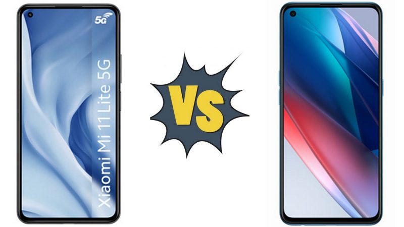 Choc des smartphones 5G disponibles chez Free Mobile : Xiaomi Mi 11 Lite 5G ou Oppo Find X3 Lite ?