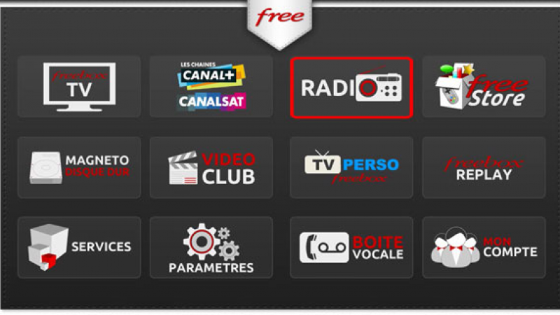Les radios sont de nouveau disponibles sur les Freebox Crystal/HD