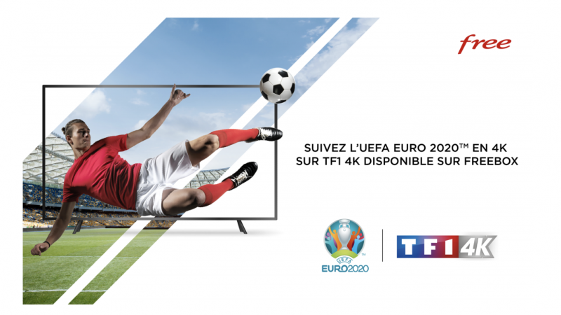 Free officialise l’arrivée de TF1 4K sur les Freebox Delta, Pop et mini 4K pour l’Euro 2021