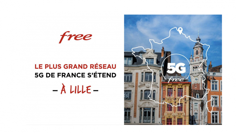 Free annonce enfin l’allumage de sa 5G à Lille