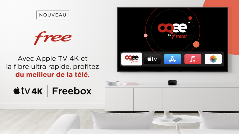 Lancement d’un outil de suivi des commandes de l’Apple TV 4K pour les abonnés Freebox