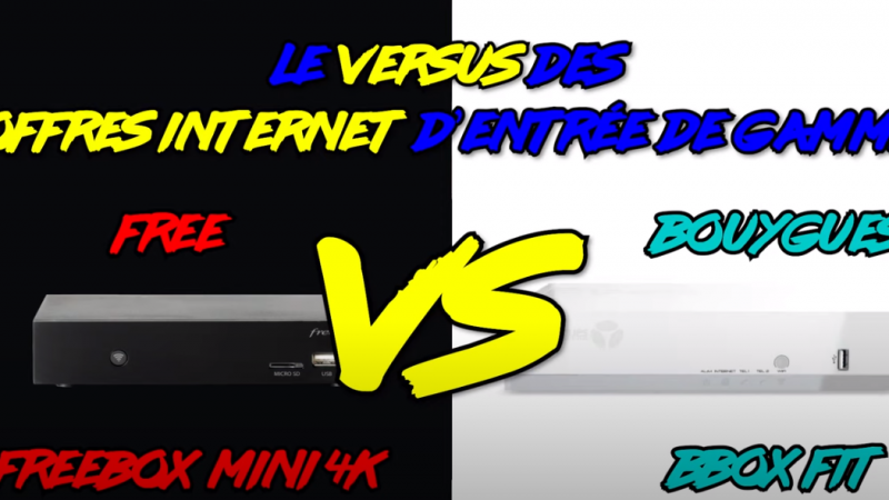 Le match des box les moins chères en vidéo : la Freebox Mini 4K Vs la Bbox Fit