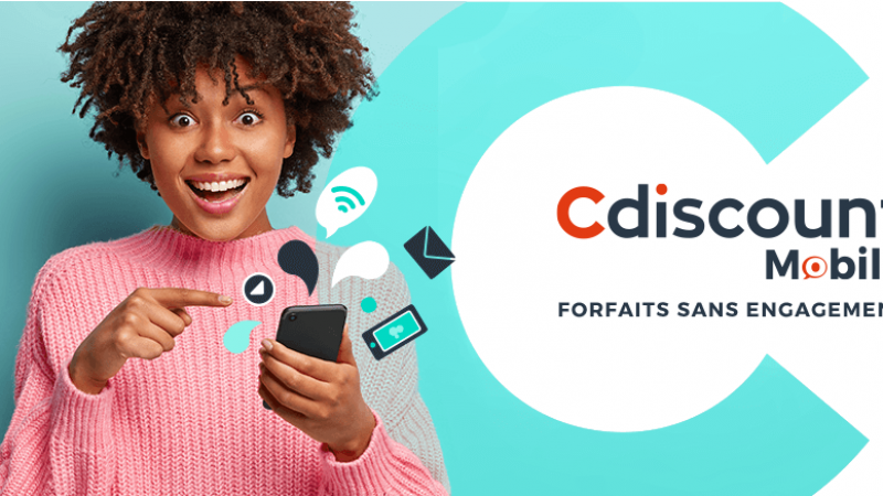 Cdiscount Mobile dégaine un forfait 100 Go à moins de 10€