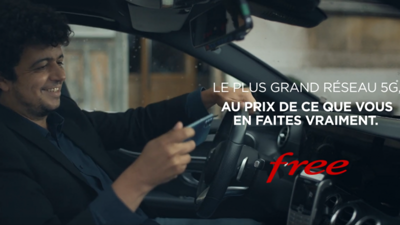 La 5G Free Mobile aussi a droit à une nouvelle publicité, “au prix de ce que vous en faites vraiment”