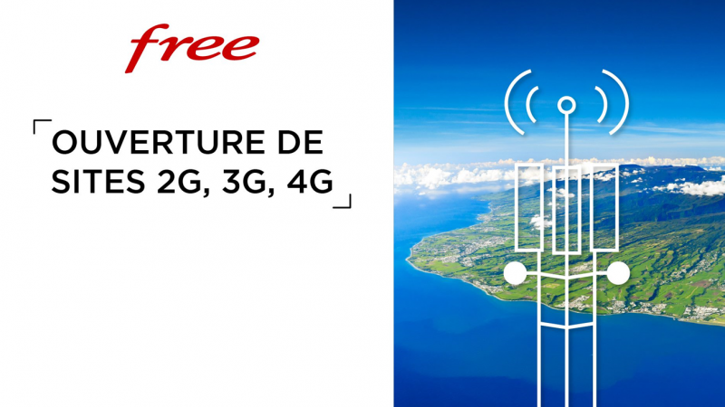 Free Réunion a activé plusieurs antennes 4G entre septembre et novembre 2021