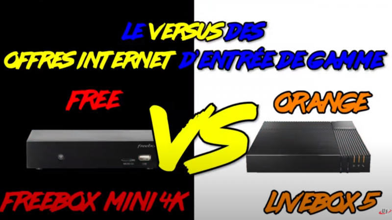 Vidéo : Qui propose la meilleure box à bas prix, Free ou Orange ?