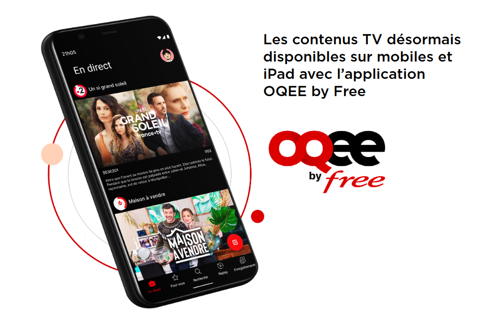 Oqee-app ontvangt een update op iOS