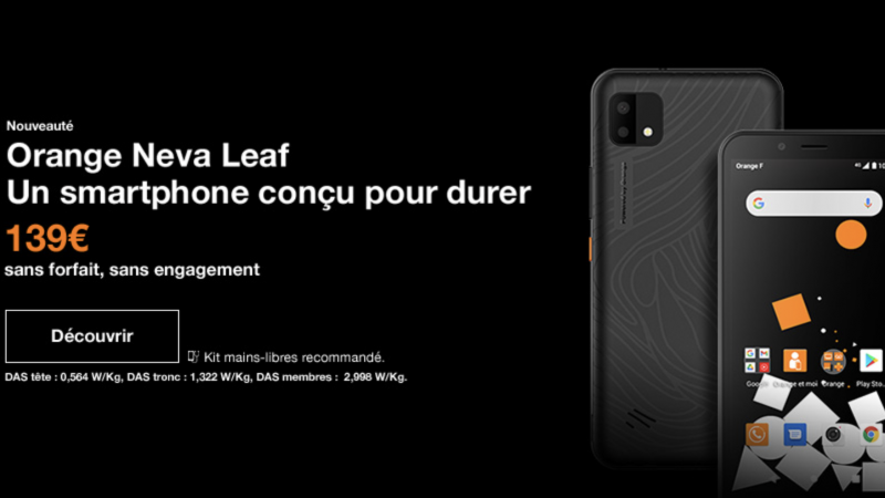 Orange lance son premier smartphone réparable soi-même