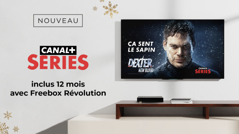 Free kondigt aan dat het een jaar lang Canal + Series aanbiedt aan al zijn nieuwe en oude Freebox Revolution-abonnees