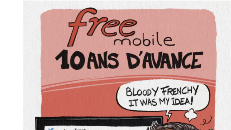 La révolution mobile de Free illustrée de manière originale et cocasse en “10 coups de crayons”