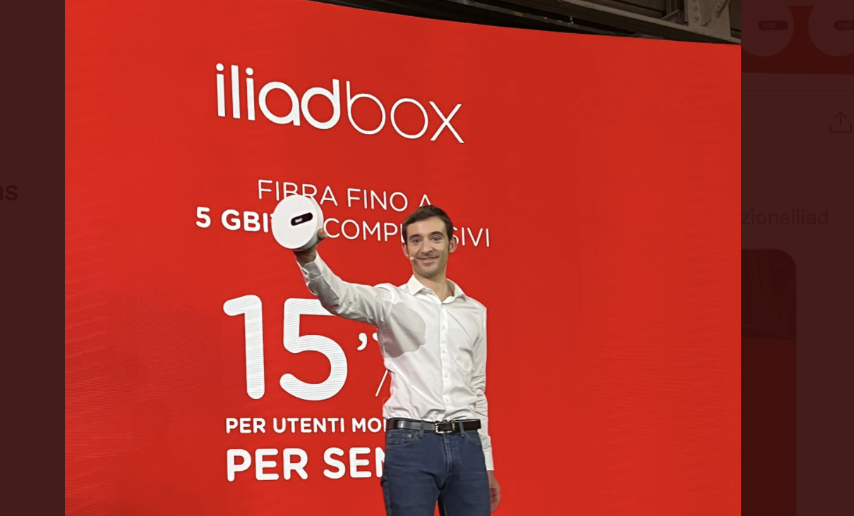 Iliad lance sa "révolution" sur la fibre en Italie avec une Freebox Pop rebaptisée, à prix mini