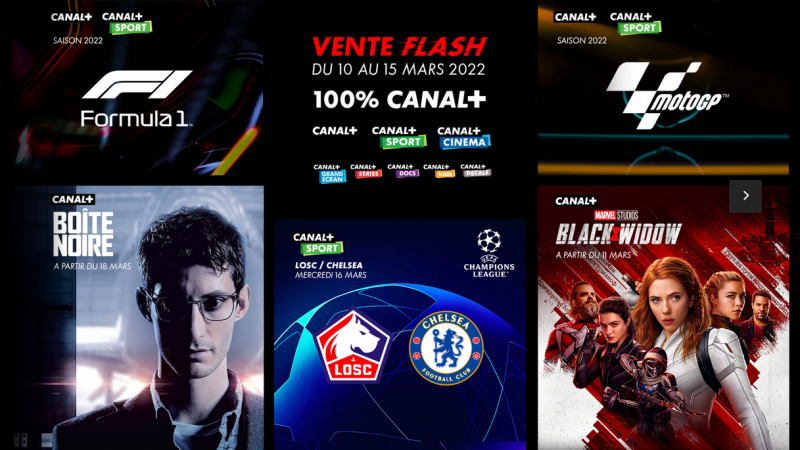 Toutes les chaînes Canal+ à prix réduit dans une vente flash disponible sur les Freebox