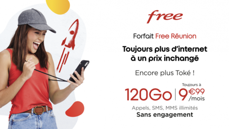 Free Mobile enrichit fortement son forfait à la Réunion