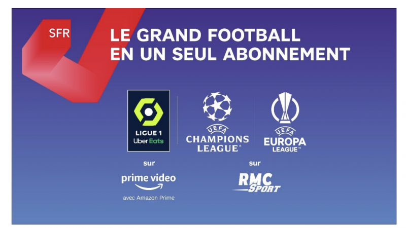 SFR va distribuer en direct le Pass Ligue 1 d’Amazon avec une offre complète et attractive
